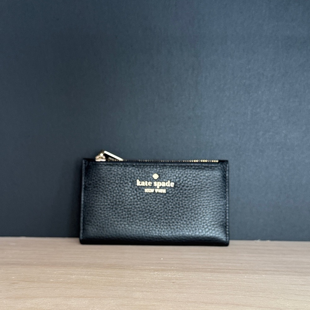 Kate Spade Black Textured Pouch